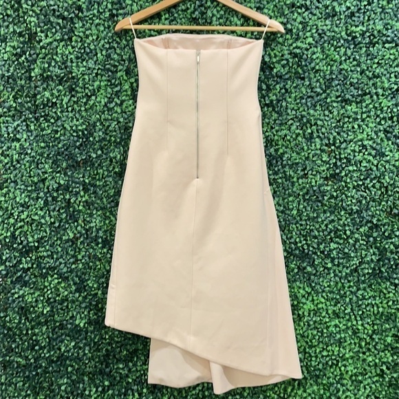 Nicholas Bonded Crepe Front Wrap Dress - Picture 3 of 7